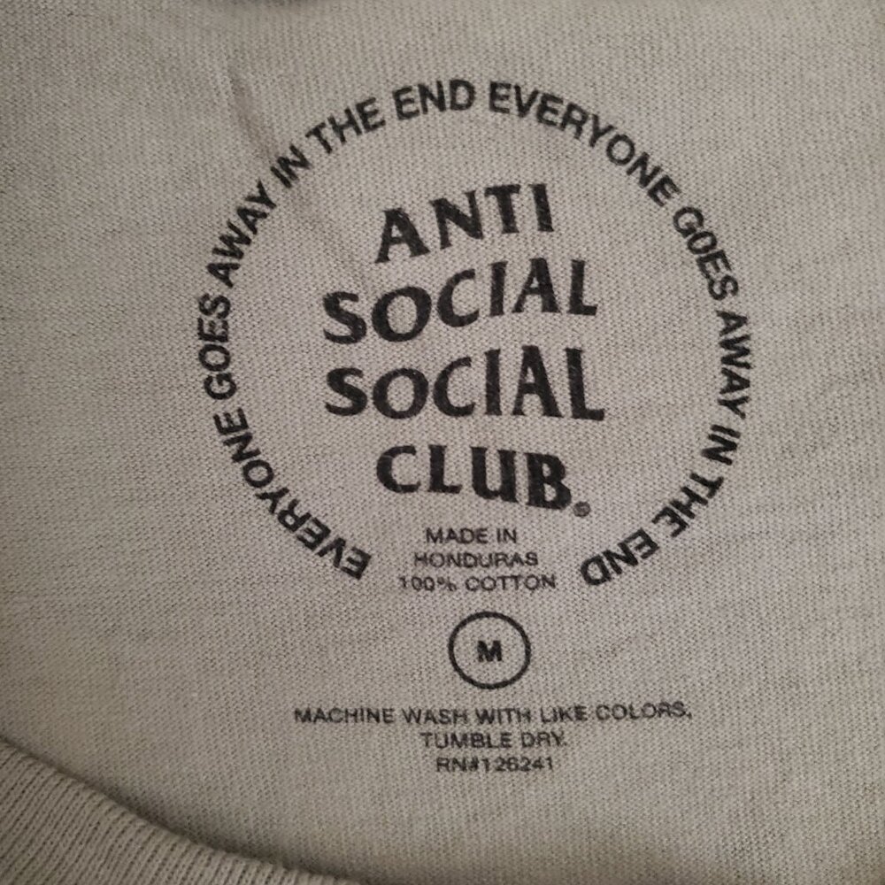 Anti Social Social Club Devil Cherub Tee - Size M - Picture 4 of 7